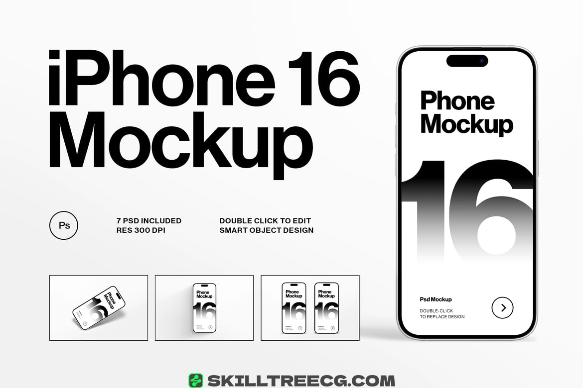 iPhone 16 Mockup（553992）-技能树